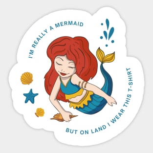 little mermaid Sticker